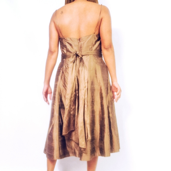 Bronze Midi Dress - Picture 5 of 9